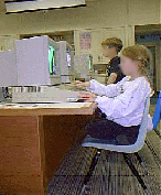 Small Child at the Computer