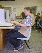 Large Child at the Computer